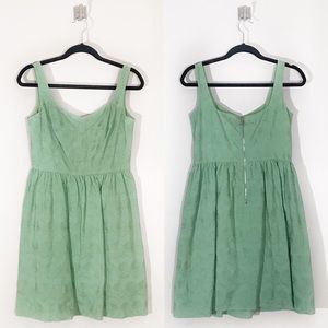 Antonio Melani Green Fit and Flare Sun Dress In 6